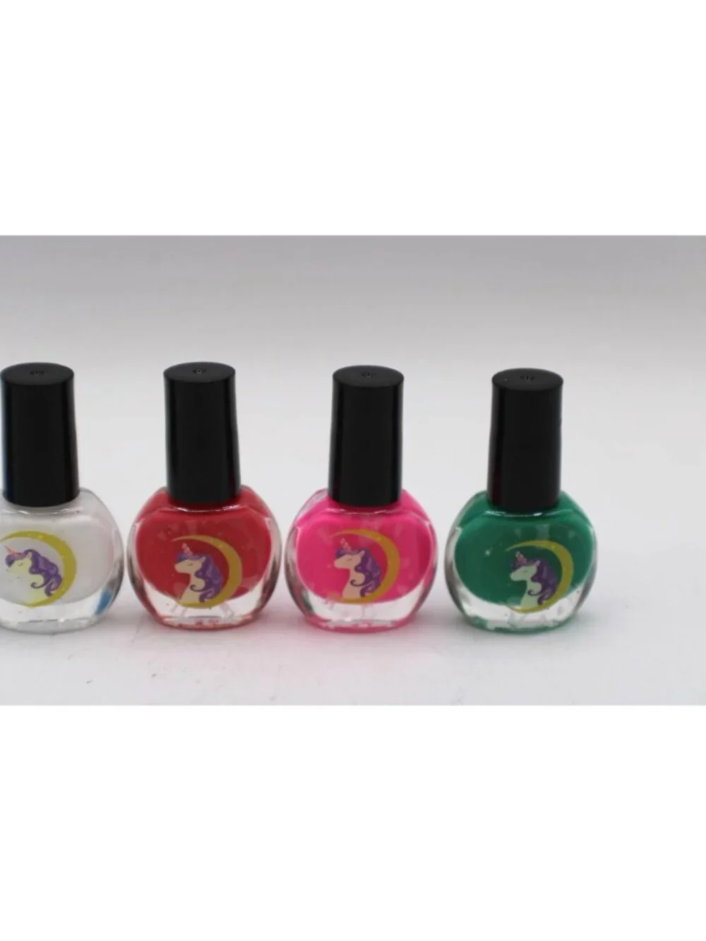 Unicorn Nail Polish Set 6 Colors Kids/Teen Novelty Polish Smaller Bottles Travel